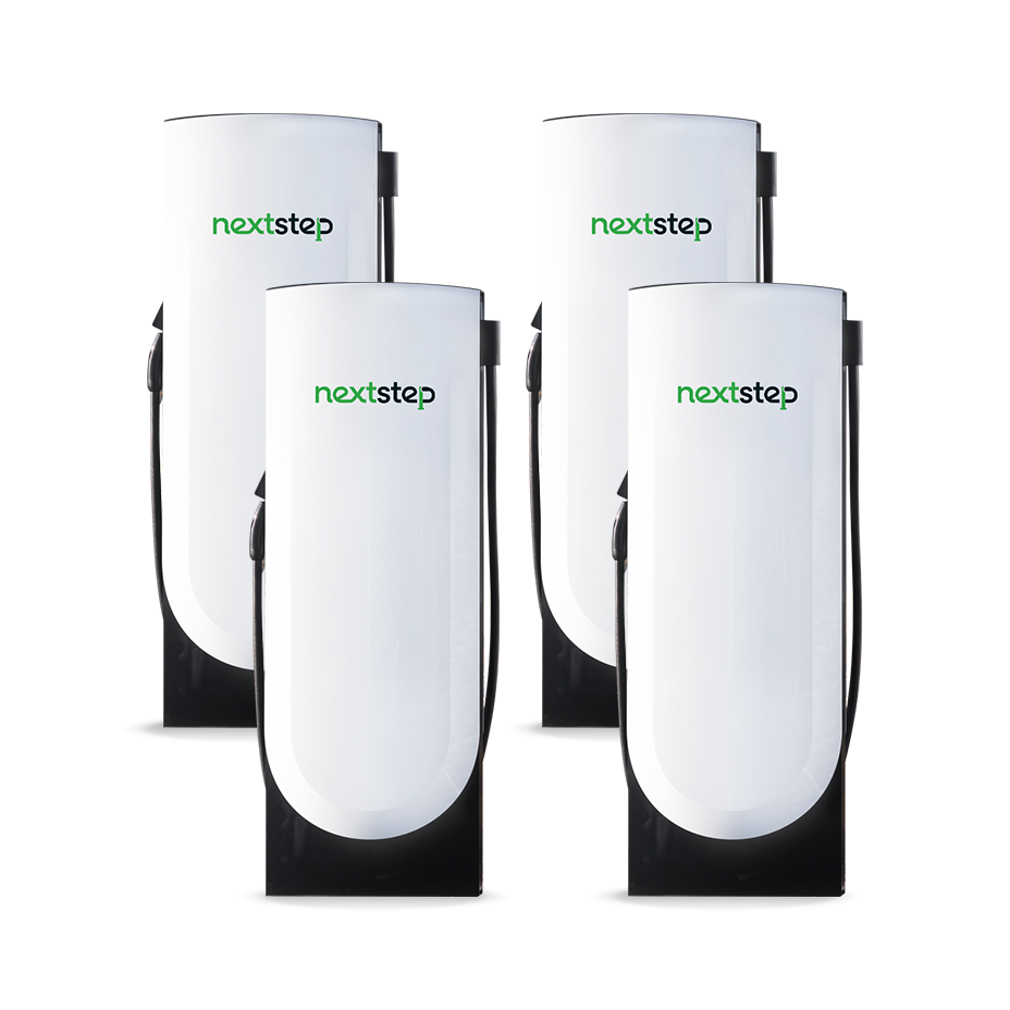 Four Nextstep branded Supercharger posts